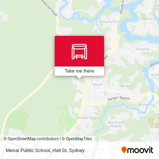 Menai Public School, Hall Dr map