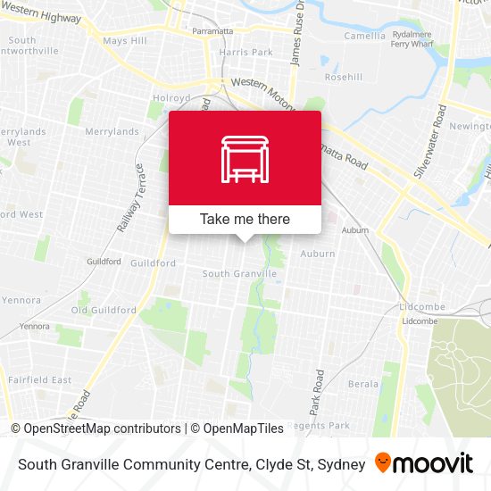 South Granville Community Centre, Clyde St map