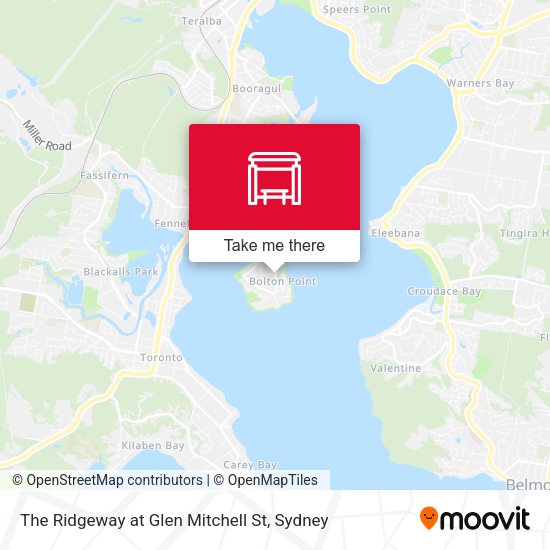 The Ridgeway at Glen Mitchell St map