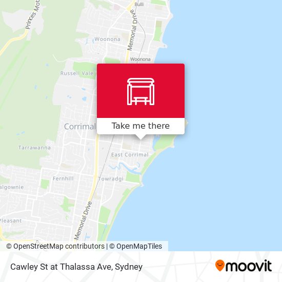 Cawley St at Thalassa Ave map