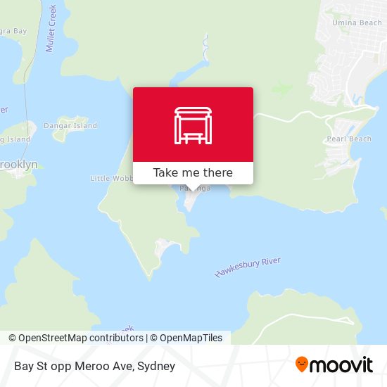 Bay St opp Meroo Ave map
