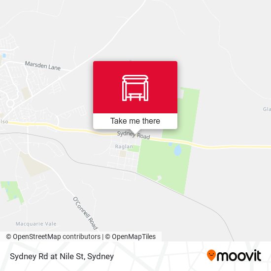 Sydney Rd at Nile St map