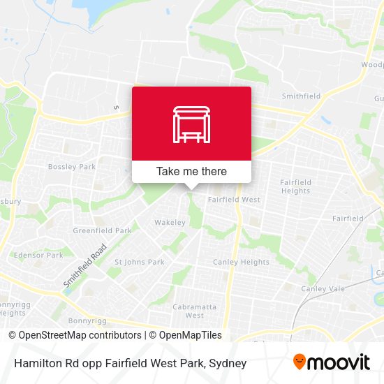Hamilton Rd opp Fairfield West Park map
