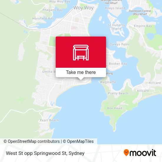 West St opp Springwood St map