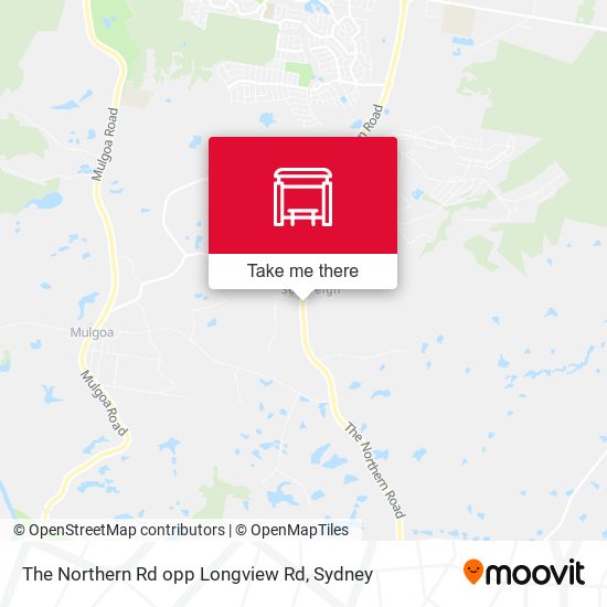 The Northern Rd opp Longview Rd map