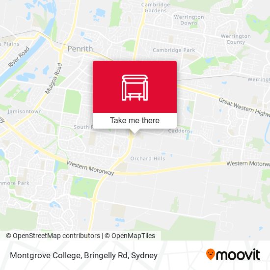 Montgrove College, Bringelly Rd map
