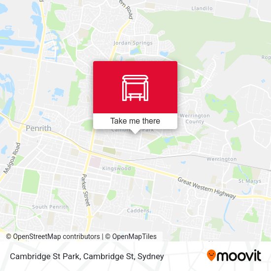Cambridge St Park, Cambridge St map