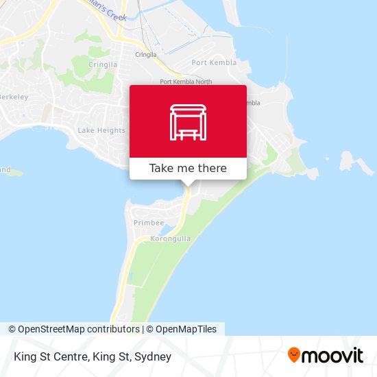 King St Centre, King St map