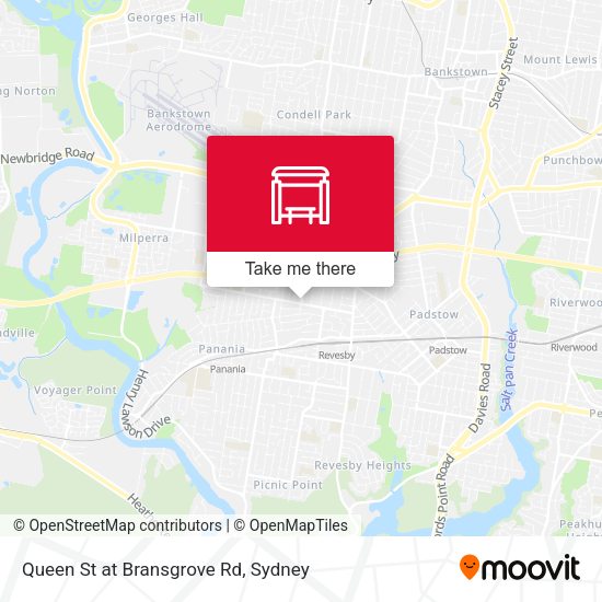 Queen St at Bransgrove Rd map