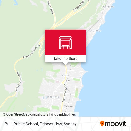 Bulli Public School, Princes Hwy map