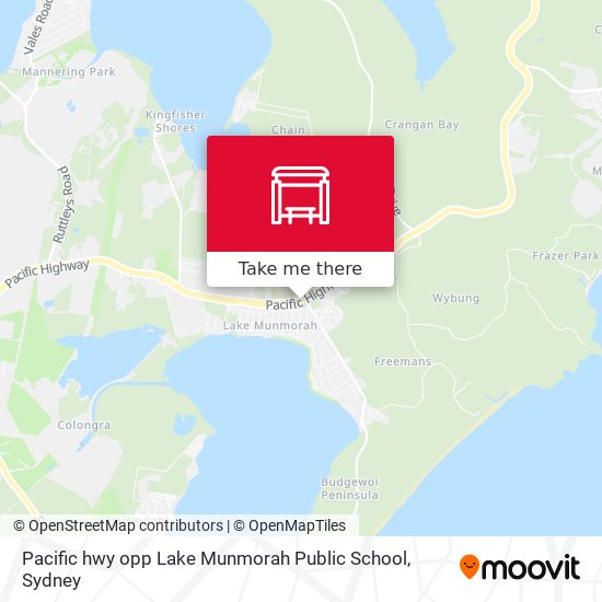 Pacific hwy opp Lake Munmorah Public School map