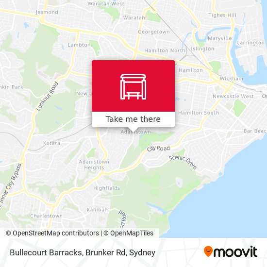 Bullecourt Barracks, Brunker Rd map