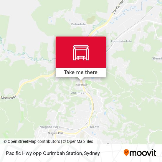 Mapa Pacific Hwy opp Ourimbah Station