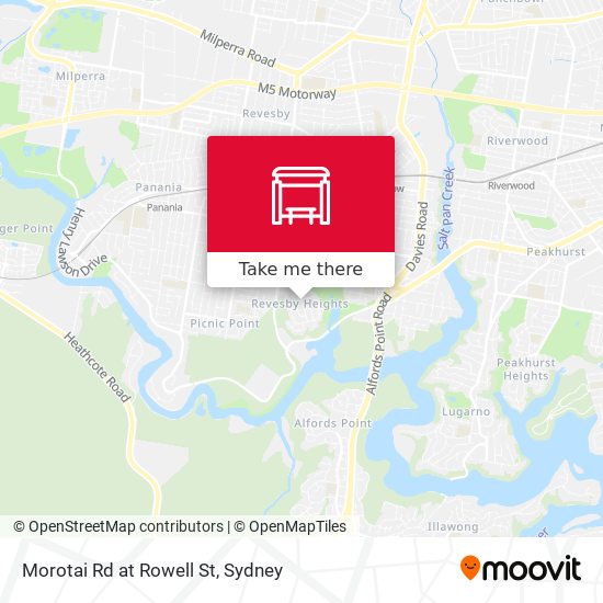 Morotai Rd at Rowell St map