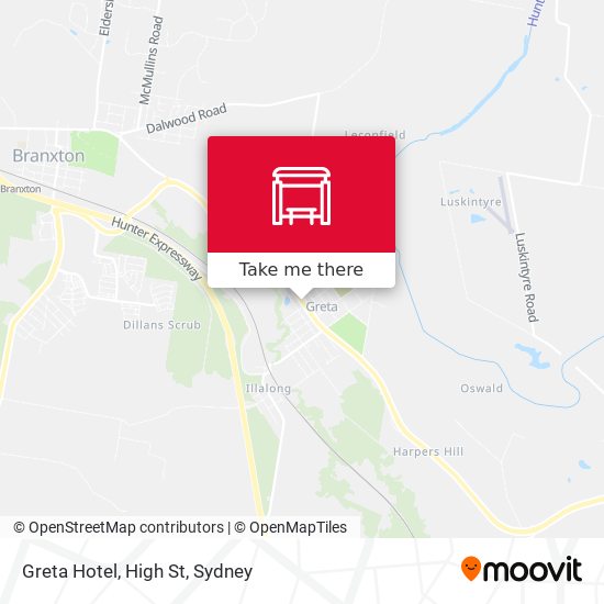 Greta Hotel, High St map