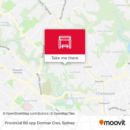 Provincial Rd opp Dorman Cres map