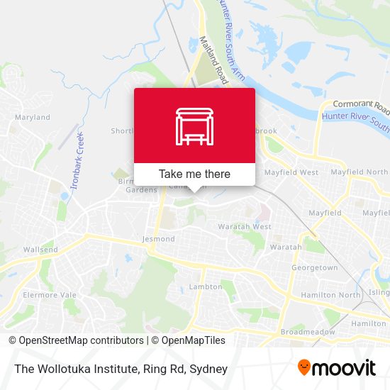 The Wollotuka Institute, Ring Rd map