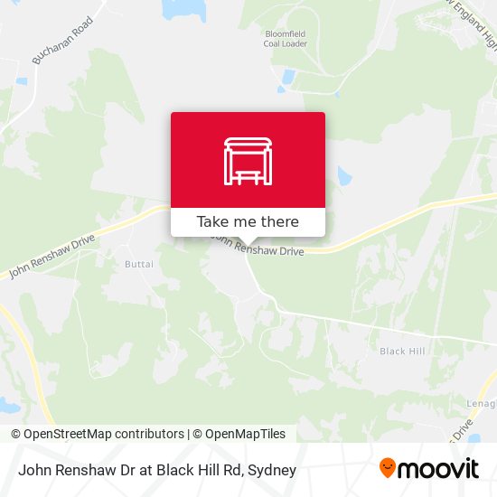 Mapa John Renshaw Dr at Black Hill Rd