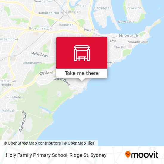 Holy Family Primary School, Ridge St map