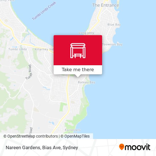 Nareen Gardens, Bias Ave map