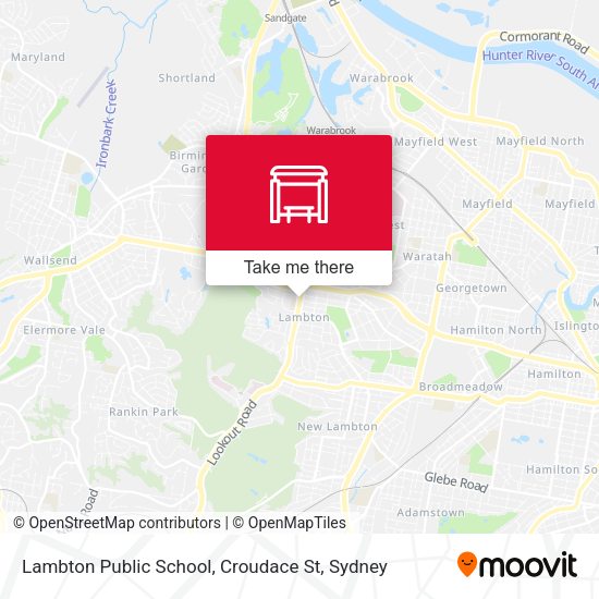 Lambton Public School, Croudace St map