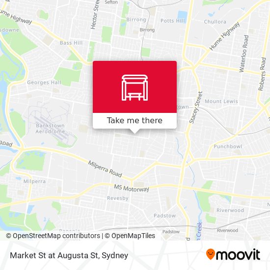 Market St at Augusta St map