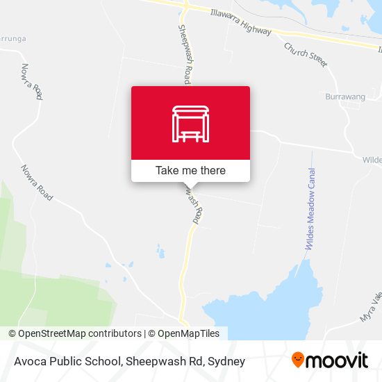 Avoca Public School, Sheepwash Rd map