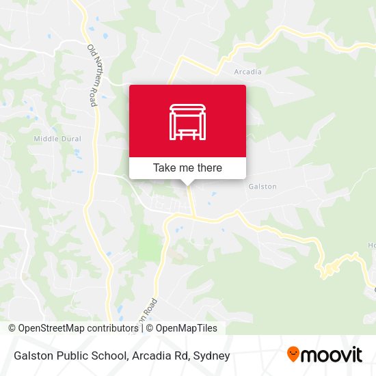 Galston Public School, Arcadia Rd map