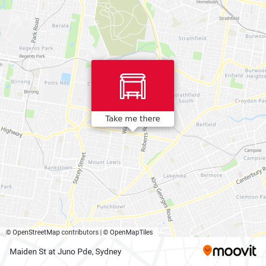 Maiden St at Juno Pde map