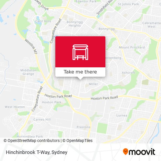 Hinchinbrook T-Way map