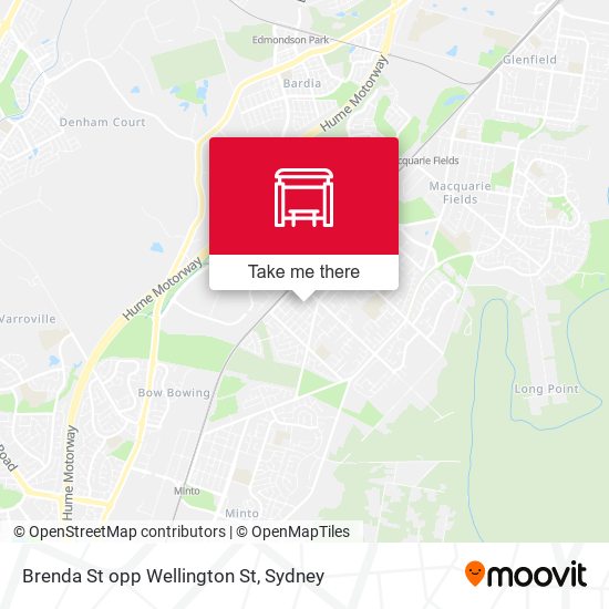 Brenda St opp Wellington St map