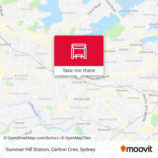 Summer Hill Station, Carlton Cres map
