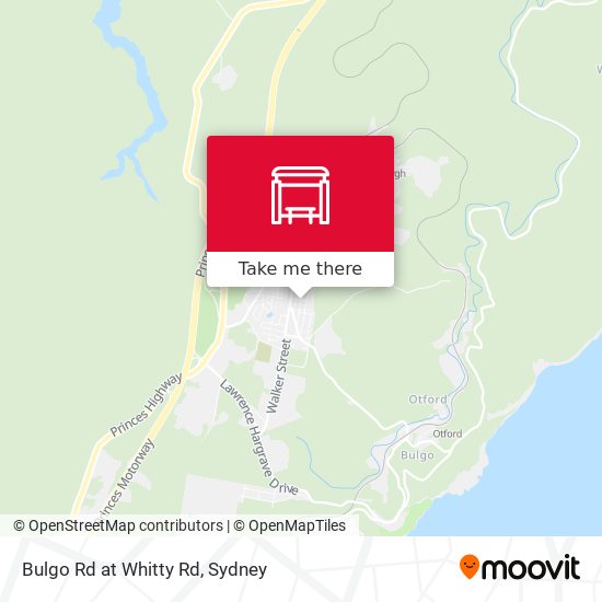 Bulgo Rd at Whitty Rd map