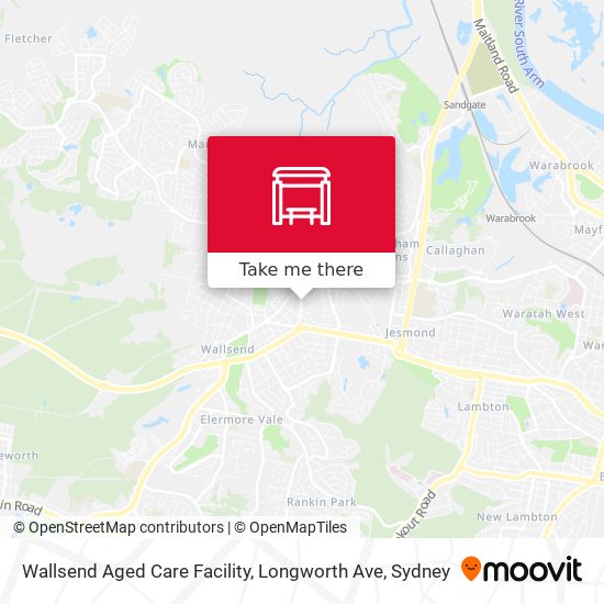 Wallsend Aged Care Facility, Longworth Ave map