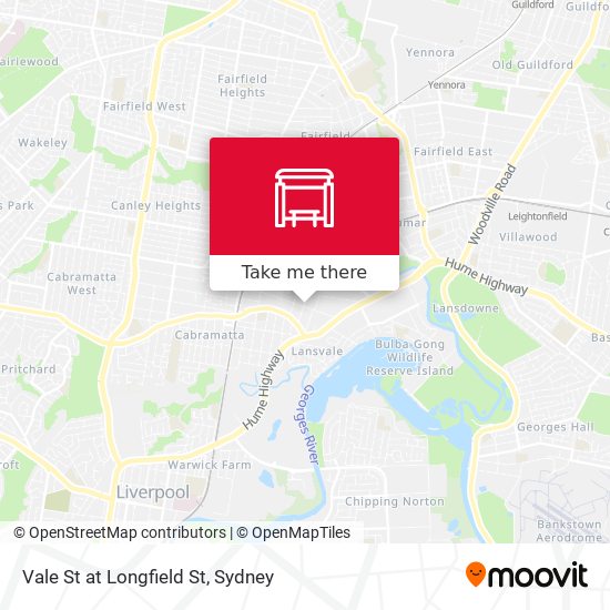 Vale St at Longfield St map