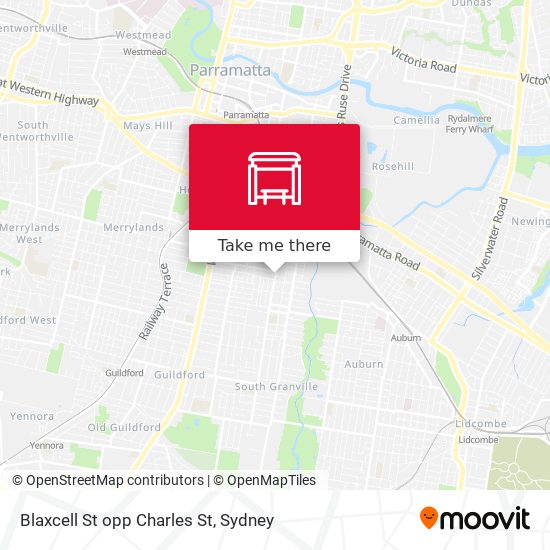 Blaxcell St opp Charles St map