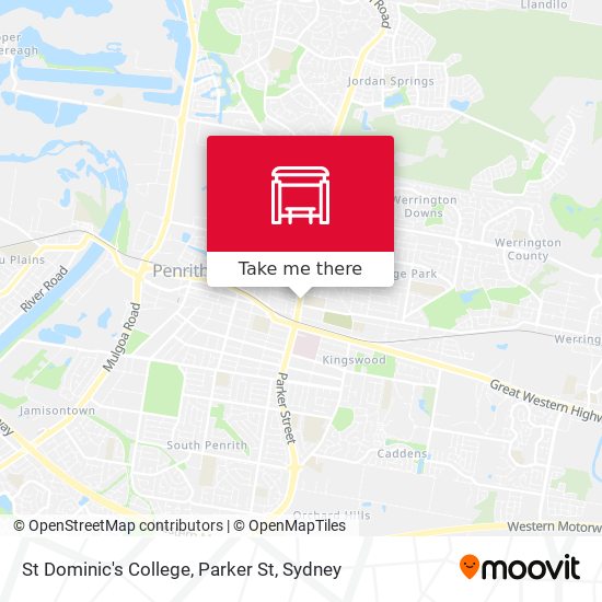 St Dominic's College, Parker St map