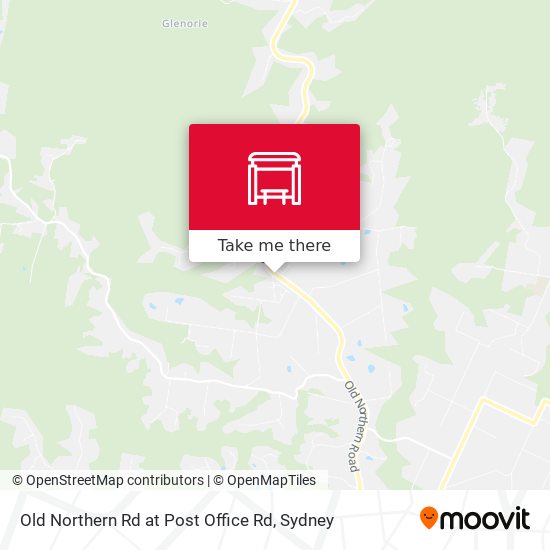 Old Northern Rd at Post Office Rd map
