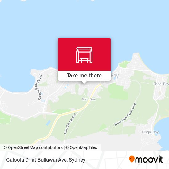Galoola Dr at Bullawai Ave map