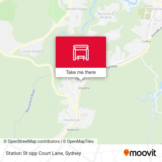 Station St opp Court Lane map
