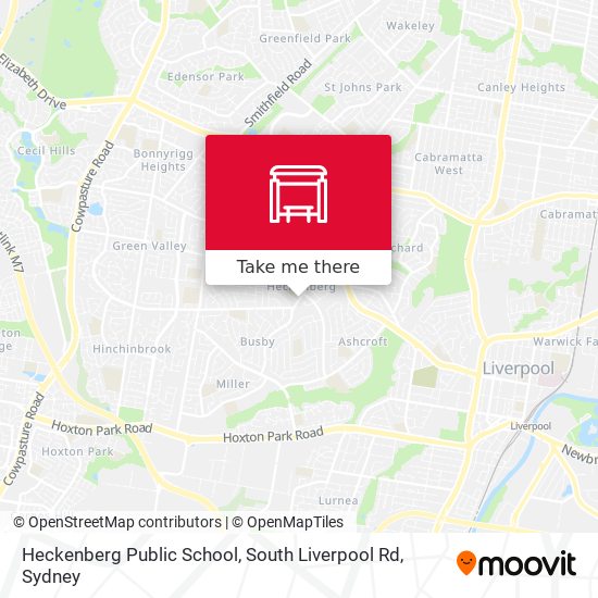 Heckenberg Public School, South Liverpool Rd map