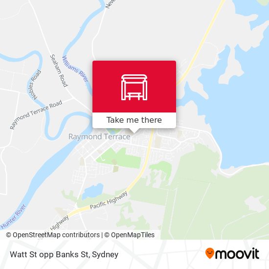 Watt St opp Banks St map