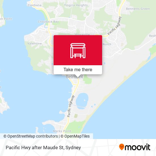 Pacific Hwy after Maude St map
