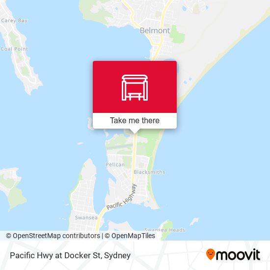 Pacific Hwy at Docker St map