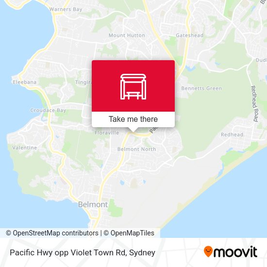 Pacific Hwy opp Violet Town Rd map