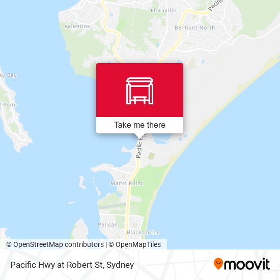 Pacific Hwy at Robert St map