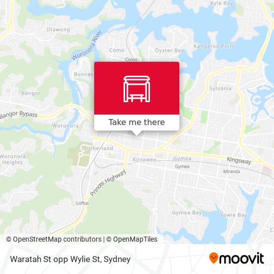 Waratah St opp Wylie St map