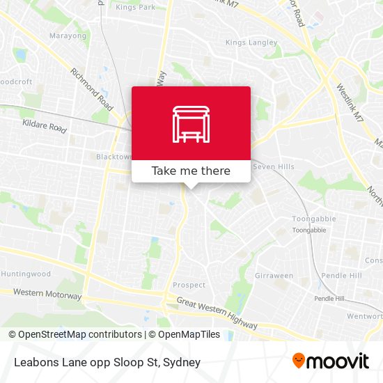 Leabons Lane opp Sloop St map