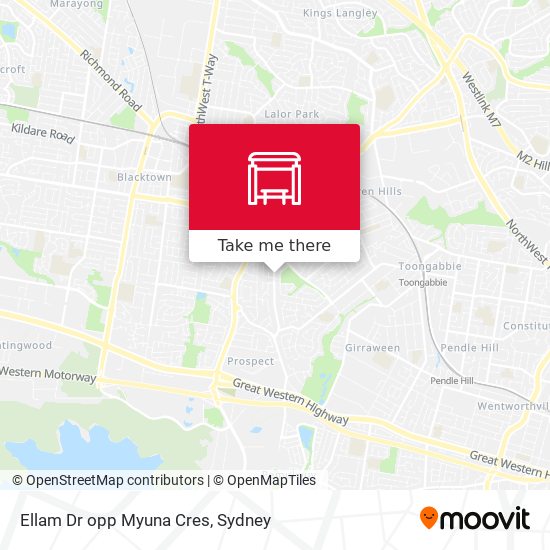 Ellam Dr opp Myuna Cres map