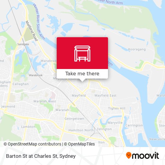 Barton St at Charles St map